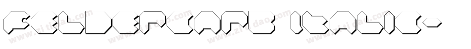Feldercarb Italic字体转换